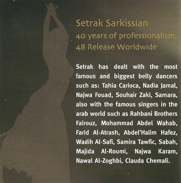سيتراك* & ليالي زمان* = Setrak* & Layali Zaman - Oriental Belly Dance (CD, Album) - Image 5