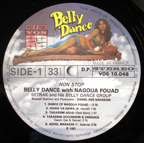 نجوى فؤاد, Setrak And His Belly Dance Group - Belly Dance With Nagoua Fouad (LP, Album, Gat) - Image 4