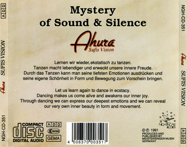 اهورا* = Ahura - Sufis Vision (CD, Album) - Image 2