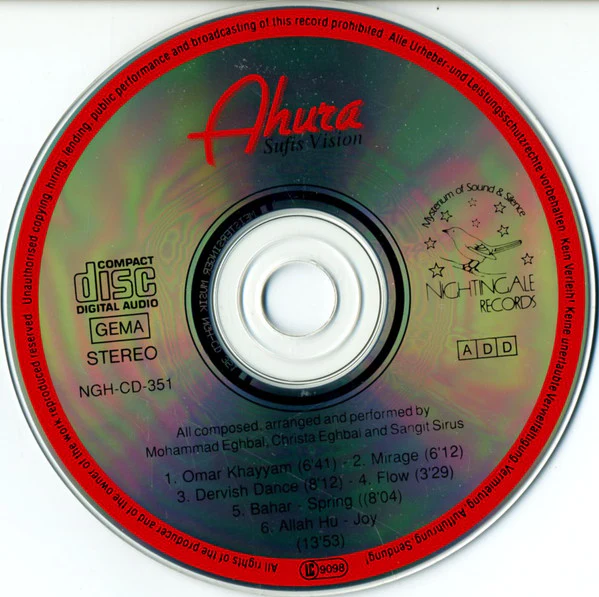 اهورا* = Ahura - Sufis Vision (CD, Album) - Image 3
