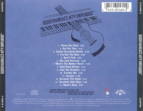 10,000 Maniacs - MTV Unplugged (CD, Album) - Image 2