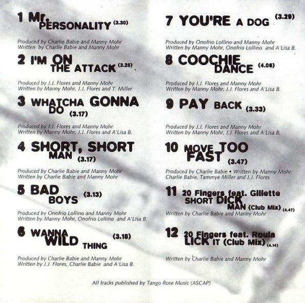20 Fingers Feat. Gillette - On The Attack And More (CD, Album) - Image 3