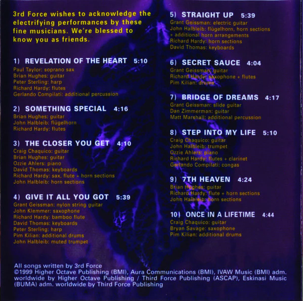 3rd Force - Force Field (CD, Album) - Image 3