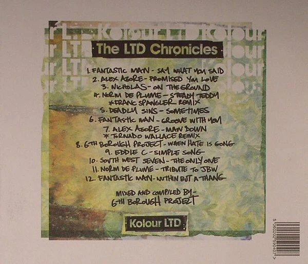 6th Borough Project - The LTD Chronicles (CD, Mixed) - Image 2