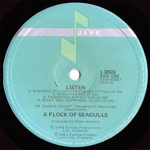 A Flock Of Seagulls - Listen (LP, Album) - Image 2