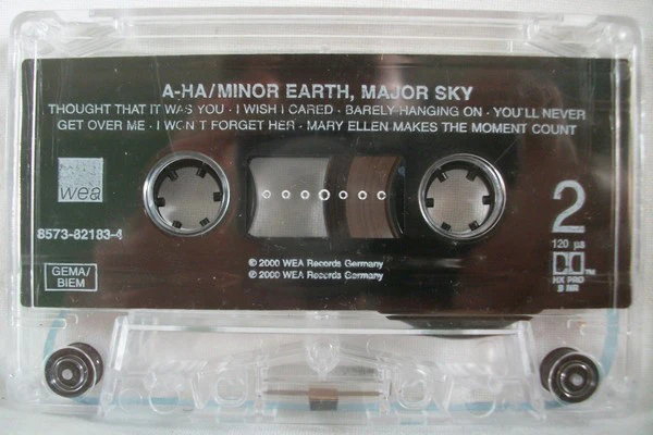 a-ha - Minor Earth | Major Sky (Cass, Album) - Image 5