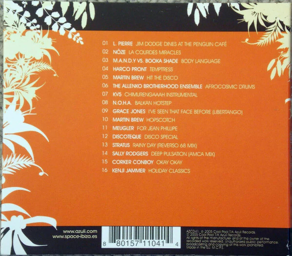 A Man Called Adam - Space Tranquil Volumen Uno (CD, Comp, Mixed) - Image 2
