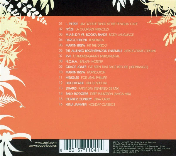 A Man Called Adam - Space Tranquil Volumen Uno (CD, Comp, Mixed) - Image 4