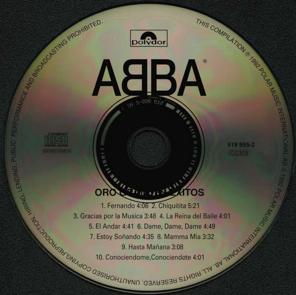 ABBA - Oro (Grandes Exitos) (CD, Comp, RE, RM) - Image 3