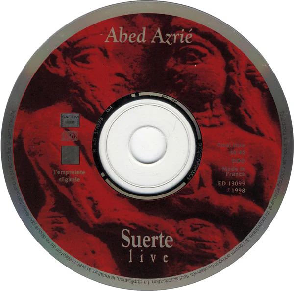 Abed Azrié - Suerte Live (CD, Album) - Image 3
