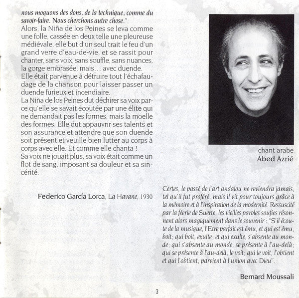 Abed Azrié - Suerte Live (CD, Album) - Image 5