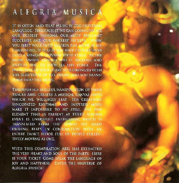 Abel - Alegria Musica (2xCD, Comp, Mixed) - Image 4