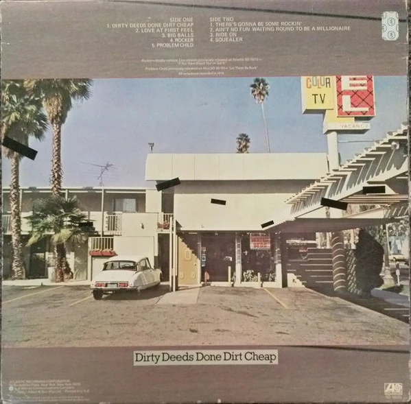 AC/DC - Dirty Deeds Done Dirt Cheap (LP, Album, RE, All) - Image 2