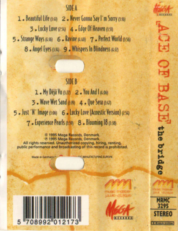 Ace Of Base - The Bridge (Cass, Album) - Image 2