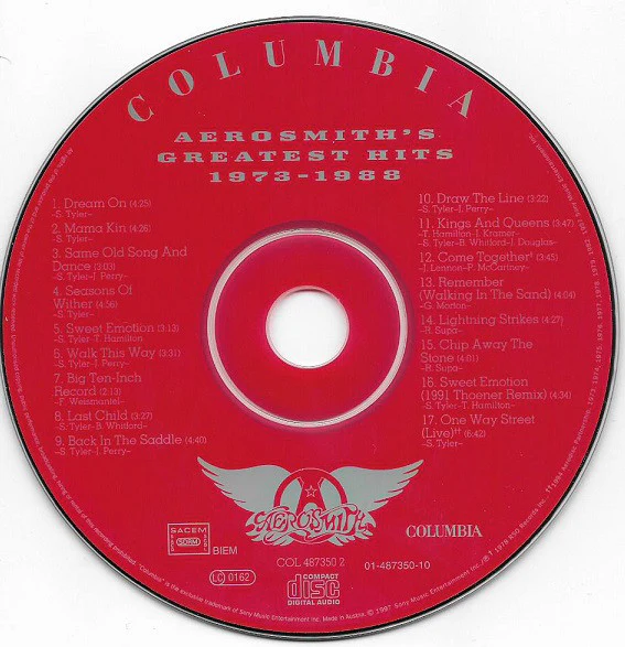Aerosmith - Aerosmith's Greatest Hits 1973-1988 (CD, Comp, RE, RM) - Image 3