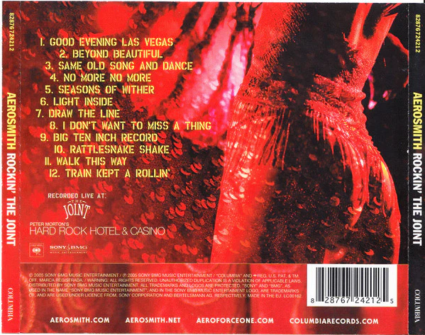 Aerosmith - Rockin' The Joint (CD, Album, RE, RP) - Image 2