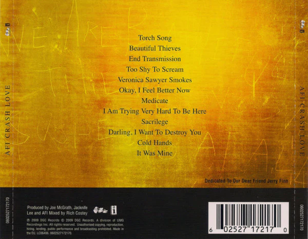 AFI - Crash Love (CD, Album) - Image 2