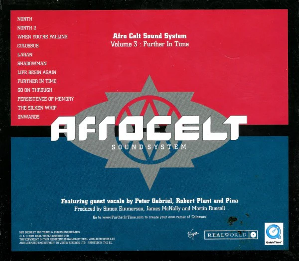 Afro Celt Sound System - Volume 3: Further In Time (CD, Album, Enh) - Image 2
