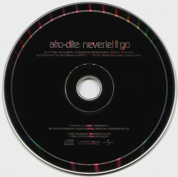 Afro-Dite - Never Let It Go (CD, Album) - Image 3