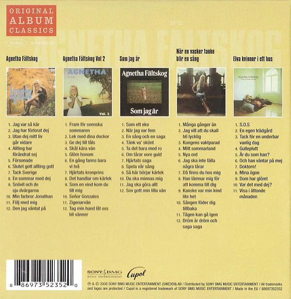 Agnetha Fältskog - Original Album Classics (CD, Album, RE + CD, Album, RE + CD, Album, RE + CD) - Image 2