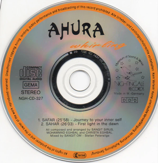 Ahura - Whirling (CD, Album) - Image 3