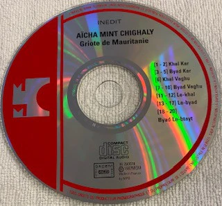 Aïcha Mint Chighaly - Mauritian Griote (CD, Album) - Image 2