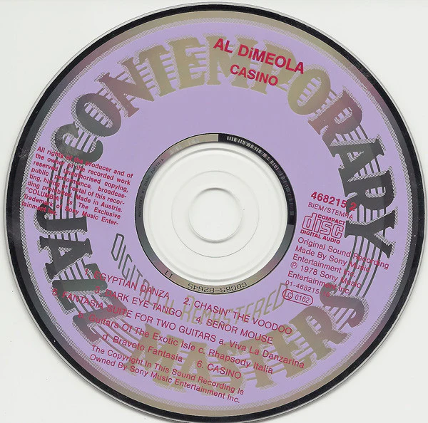 Al Di Meola - Casino (CD, Album, RE, RM) - Image 4
