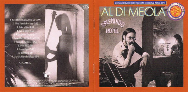 Al Di Meola - Splendido Hotel (CD, Album, RE, RM) - Image 4