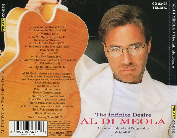 Al Di Meola - The Infinite Desire (CD, Album) - Image 2