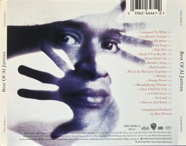 Al Jarreau - Best Of Al Jarreau (CD, Comp) - Image 2