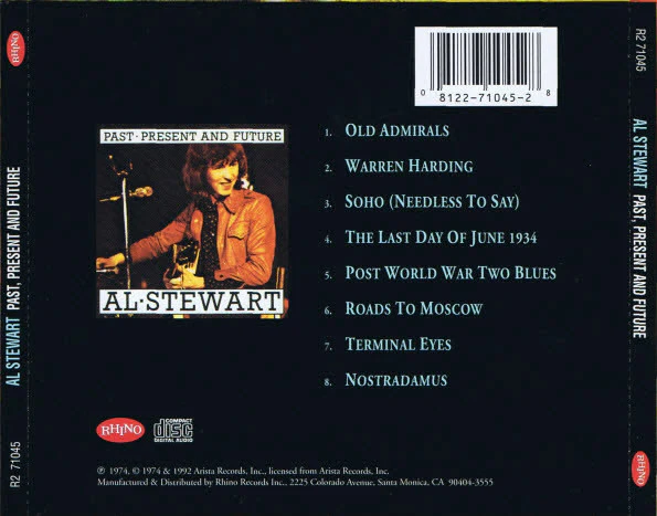 Al Stewart - Past, Present And Future (CD, Album, RE) - Image 4
