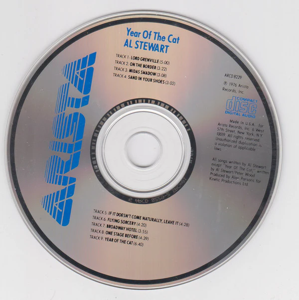 Al Stewart - Year Of The Cat (CD, Album, RM) - Image 4
