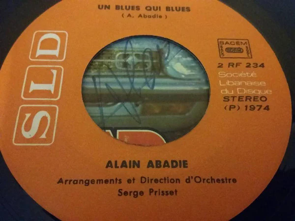 Alain Abadie - Aime / Un Blues Qui Blues (7", Single) - Image 4
