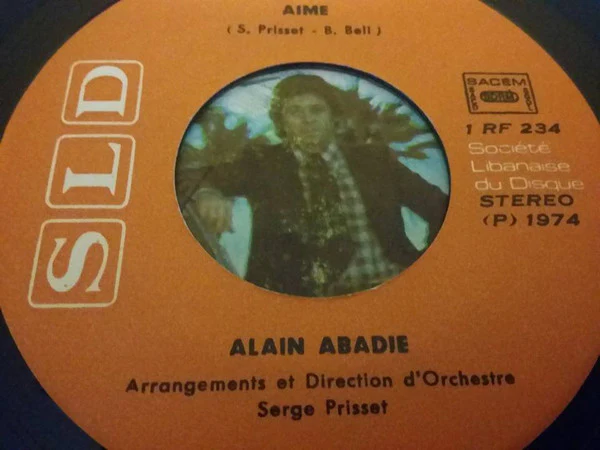 Alain Abadie - Aime / Un Blues Qui Blues (7", Single) - Image 3