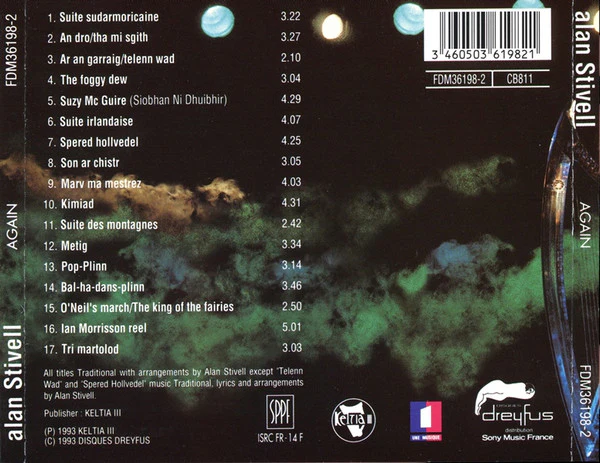 Alan Stivell - Again (CD, Album) - Image 2