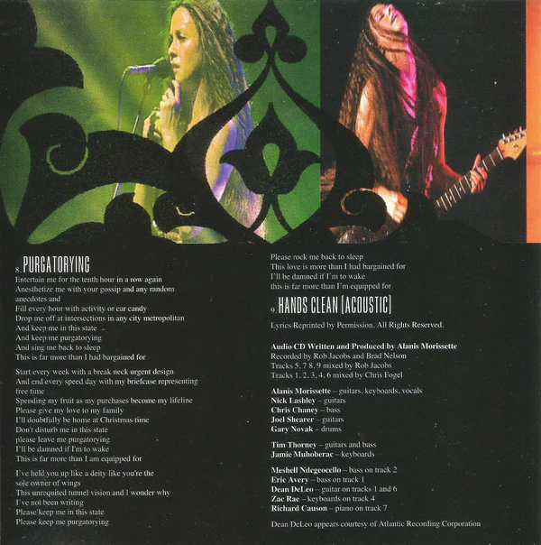 Alanis Morissette - Feast On Scraps (DVD-V, Enh, Multichannel, NTSC + CD, Comp, Enh) - Image 5