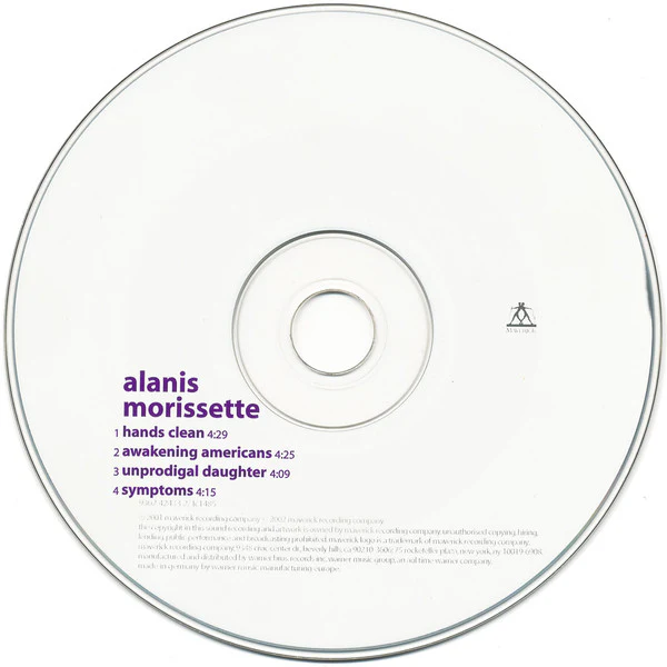 Alanis Morissette - Hands Clean (CD, Single) - Image 4