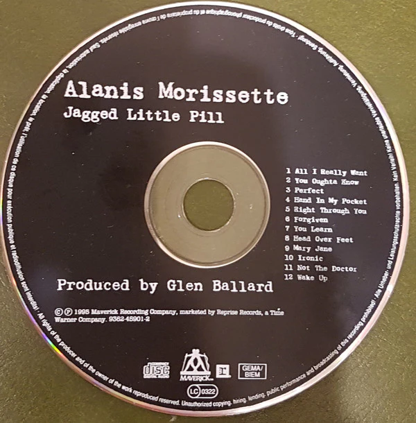 Alanis Morissette - Jagged Little Pill (CD, Album) - Image 4