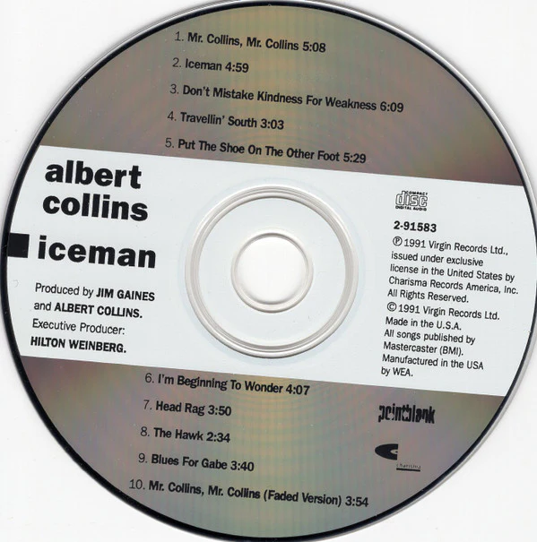 Albert Collins - Iceman (CD, Album) - Image 3