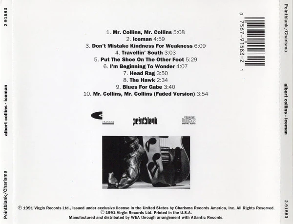 Albert Collins - Iceman (CD, Album) - Image 4