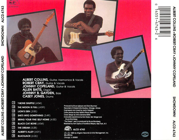 Albert Collins, Robert Cray, Johnny Copeland - Showdown! (CD, Album) - Image 2