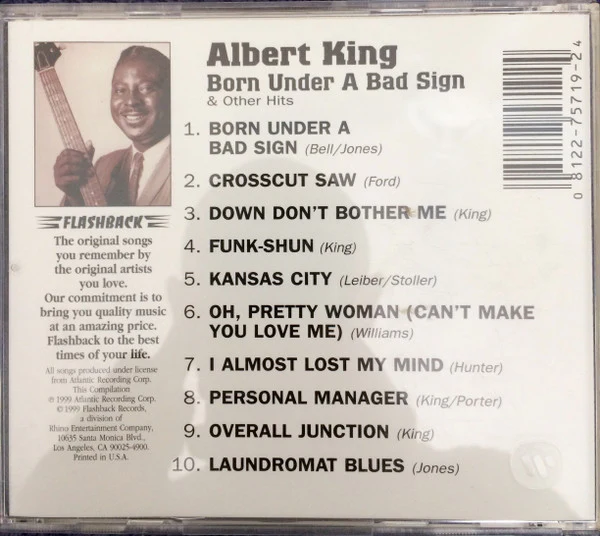 Albert King - Born Under A Bad Sign & Other Hits (CD, Album, Comp) - Image 2