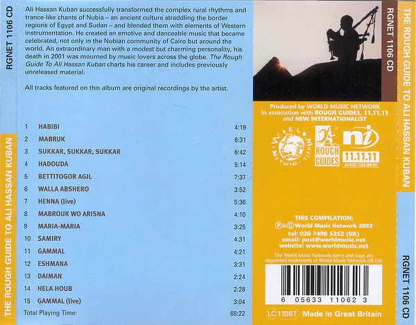 Ali Hassan Kuban - The Rough Guide To Ali Hassan Kuban (CD, Comp) - Image 3