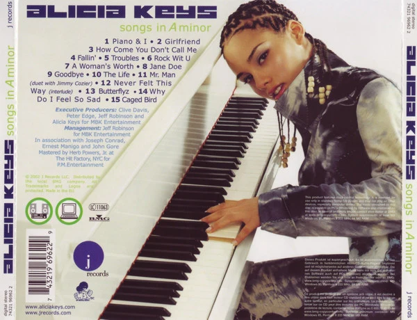 Alicia Keys - Songs In A Minor (CD, Copy Prot. + CD, Copy Prot., P/Mixed + Album, ) - Image 4