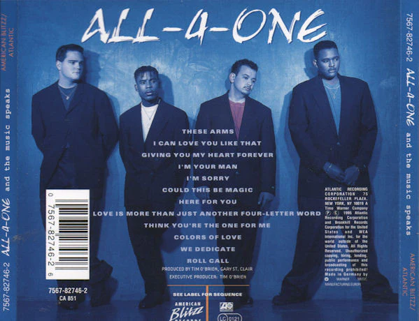 All-4-One - And The Music Speaks (CD, Album) - Image 2