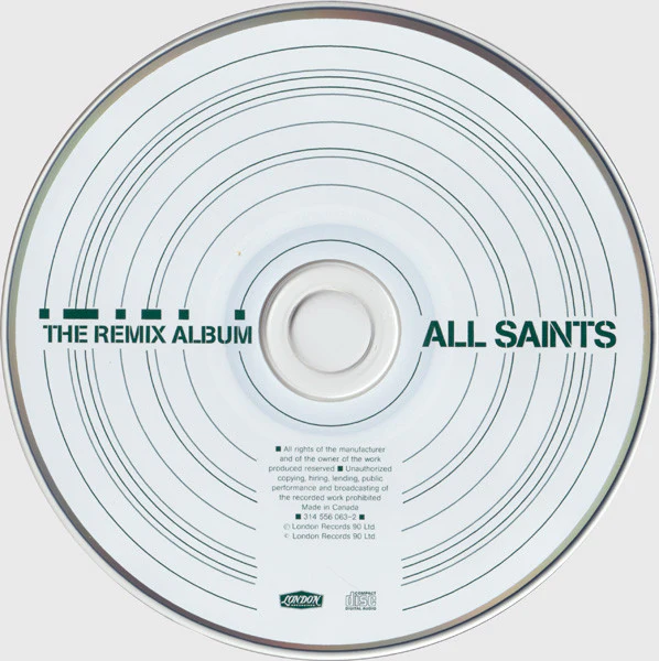 All Saints - The Remix Album (CD, Comp, Mixed) - Image 2