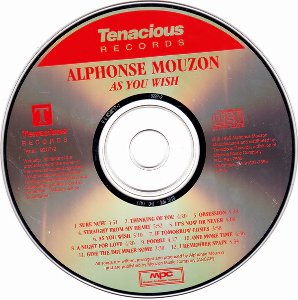 Alphonse Mouzon - As You Wish (CD, Album, RE) - Image 3