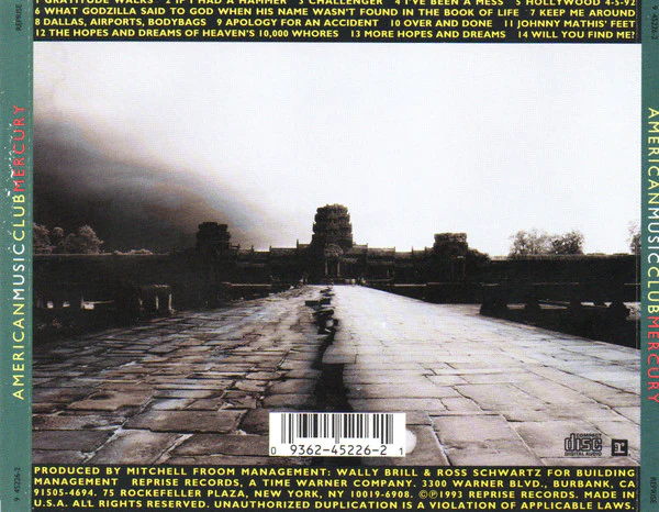 American Music Club - Mercury (CD, Album, ARC) - Image 2