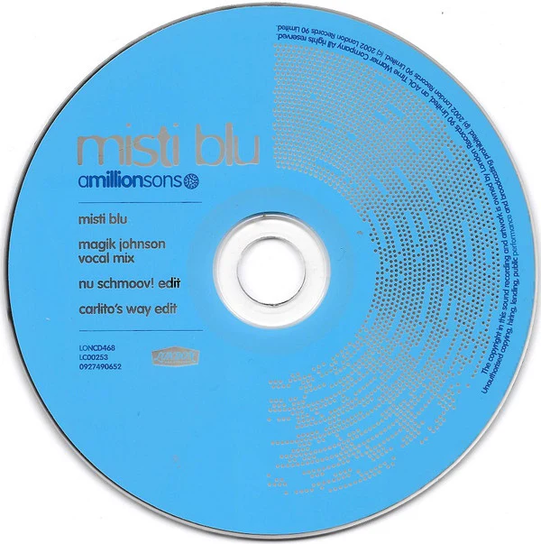 Amillionsons - Misti Blu (CD, Single) - Image 4