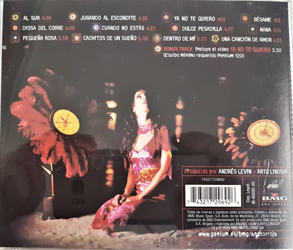 Ana Torroja - Pasajes De Un Sueño (CD, Album) - Image 2